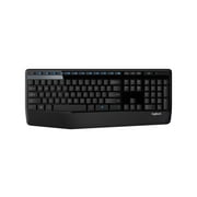Logitech Wireless Keyboard - Full-Sized Keyboard with Palm Rest, 2.4 GHz Wireless USB Receiver for PC, Laptop, Black