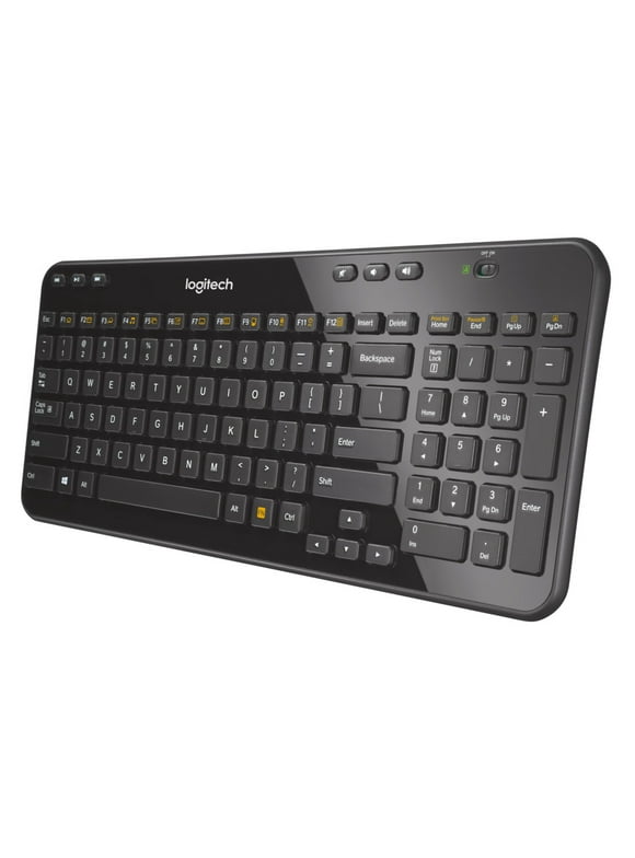 Logitech K360 Wireless Keyboard for Windows, Black