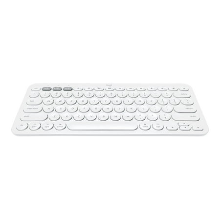 Logitech - K380 TKL Wireless Scissor Keyboard for PC, Laptop, Windows, Mac, Android, iPad OS, Apple TV - Off-White
