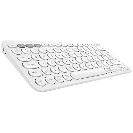 Logitech - K380 TKL Wireless Scissor Keyboard for PC, Laptop, Windows, Mac, Android, iPad OS, Apple TV - Off-White