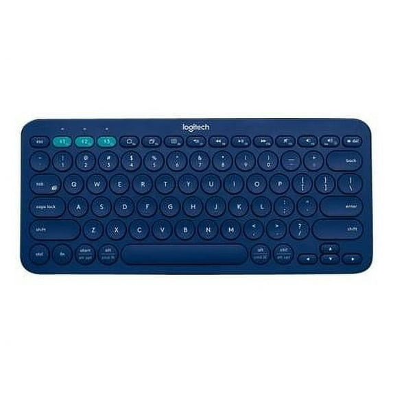 Logitech K380 Multi-Device Bluetooth Keyboard, Blue