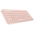 thumbnail image 1 of Logitech K380 Multi-Device Bluetooth Keyboard, Rose, 1 of 13