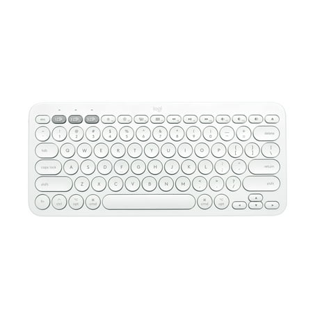 Logitech - K380 TKL Wireless Bluetooth Scissor Keyboard for Mac with Compact Slim Profile - Off-White