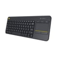 thumbnail image 1 of Logitech K400 Plus Wireless Touch Keyboard - German Layout - Black, 1 of 5
