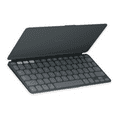 thumbnail image 1 of Logitech Keys-to-GO 2 Portable Wireless iPad Keyboard with Built-in Cover, Slim and Compact Bluetooth Keyboard for iPad, iPhone, Mac, and Apple TV, Easily Switch with Devices - Graphite, 1 of 11