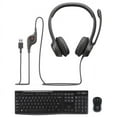 thumbnail image 1 of Logitech Keyboard, Mouse, and Headset Bundle, 1 of 3