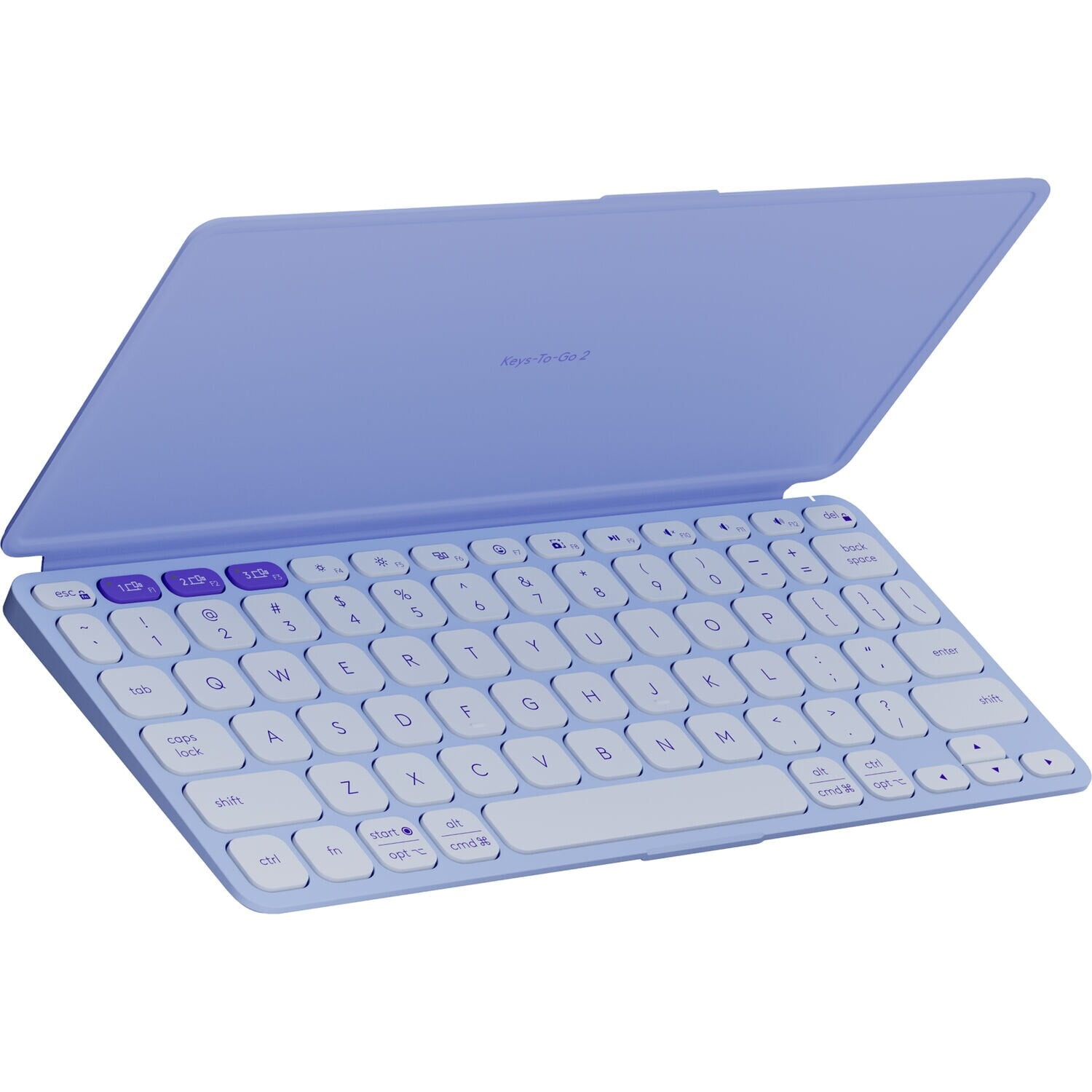 Logitech Keys-To-Go 2 Wireless Slim Keyboard, Lilac English Logitech Keys-To-Go 2 Wireless Slim Keyboard, Lilac English