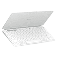 thumbnail image 1 of Logitech Keys-To-Go 2 Portable Bluetooth Keyboard for Tablet With Built-in Cover, Slim and Compact Wireless Keyboard for Windows, Android, Linux, iPad, iPhone, Mac, Apple TV, Pale Gray, 1 of 11