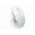 thumbnail image 1 of Logitech Lift for Mac Wireless Vertical Ergonomic Mouse, Bluetooth, Quiet Clicks, Silent Smartwheel, 4 Customizable Buttons, Off White, 1 of 14
