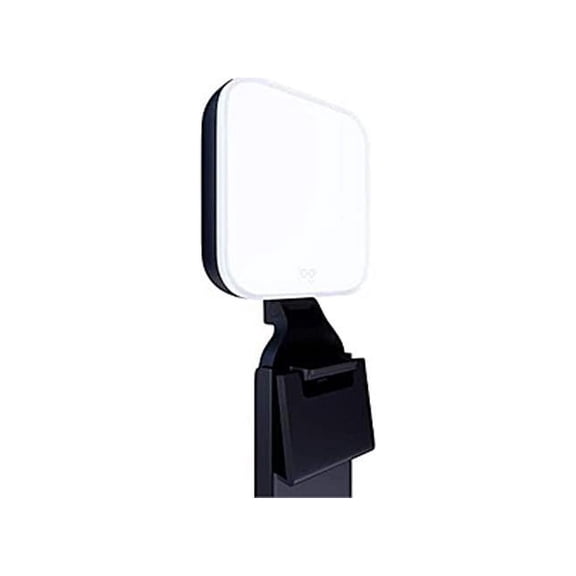 Logitech Litra Glow Premium LED Streaming Light with TrueSoft, adjustable monitor mount, brightness & color temp settings, desktop app control for PC/Mac - Graphite