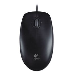 Logitech M100 Corded Optical Mouse, USB, Black