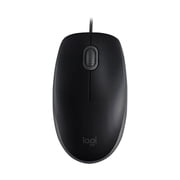 Logitech M110 USB Wired Mouse with Silent Click - Black