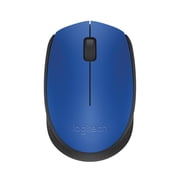 Logitech M170 Wireless Mouse for PC, Mac, Laptop, 2.4 GHz with USB Mini Receiver, Ambidextrous, Blue
