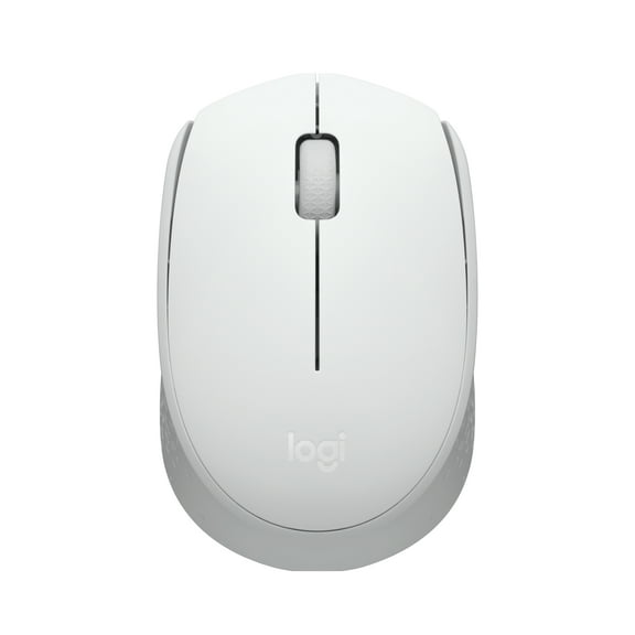 Logitech M170 Wireless Mouse for PC, Mac, Laptop, 2.4 GHz with USB Mini Receiver, Optical Tracking, Ambidextrous, Off White