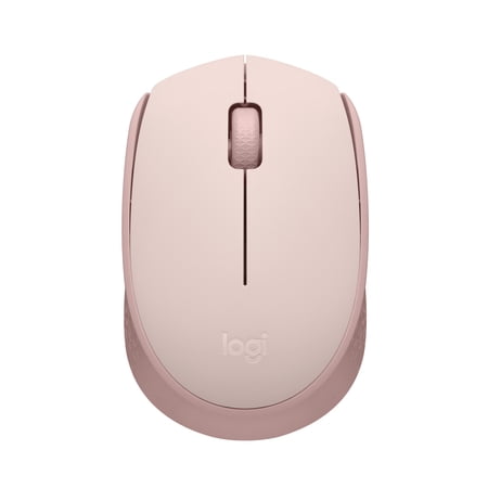 Logitech M170 Wireless Mouse for PC, Mac, Laptop, 2.4 GHz with USB Mini Receiver, Ambidextrous, Rose