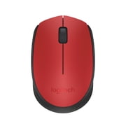 Logitech M170 Wireless Mouse for PC, Mac, Laptop, 2.4 GHz with USB Mini Receiver, Red