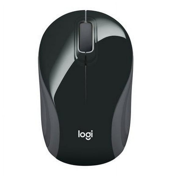 Logitech M187 Mini Wireless Optical Mouse, Black