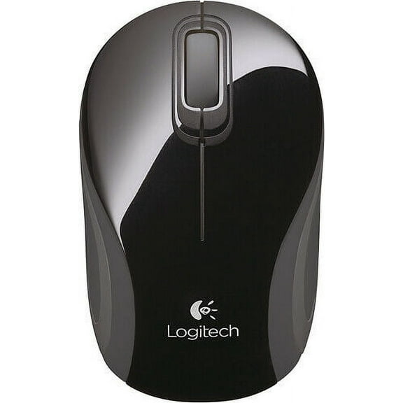 Logitech M187 Mini Wireless Optical Mouse, Black