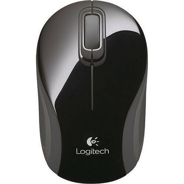 Logitech M187 Mini Wireless Optical Mouse, Black