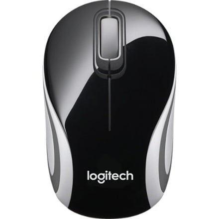 Logitech M187 Ultra Portable Wireless Mouse, USB Nano Receiver, Blue