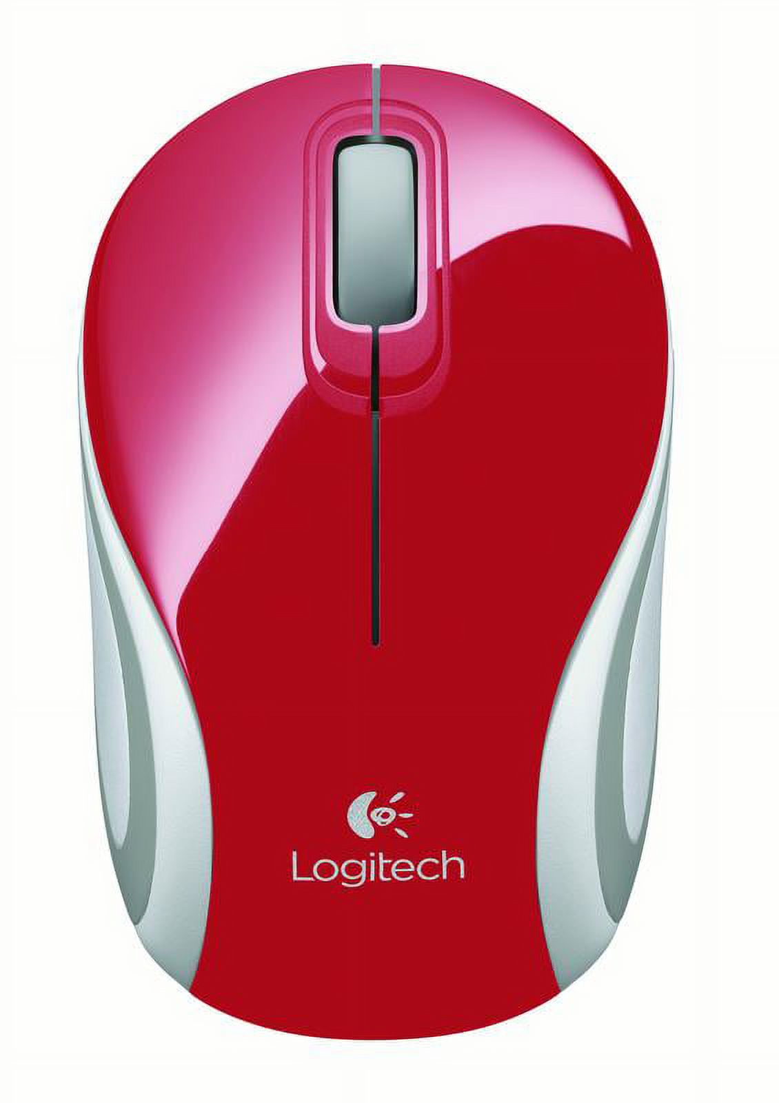 Logitech M187 Wireless Mini Mouse - Red - image 1 of 4