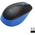 thumbnail image 1 of Logitech M190 Wireless Mouse Full Size Comfort Curve Design 1000Dpi Blue, 1 of 6