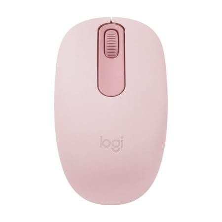 Logitech - M196 Lightweight Bluetooth Wireless Optical Mouse Compact 3-Button Ambidextrous Mouse with Smooth Tracking - Wireless - Rose