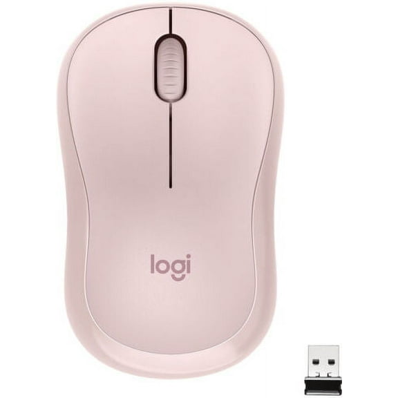 Logitech - M220 SILENT Wireless Optical Ambidextrous Mouse - Rose