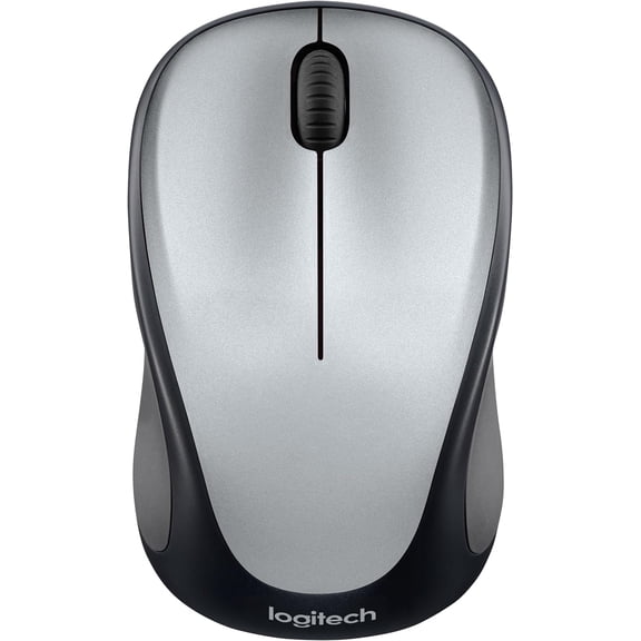 Logitech M317 Mouse, 2.4 GHz with USB Receiver, 1000 DPI Optical Tracking, 12 Month y, Compatible