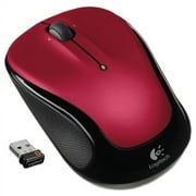 Logitech M325 Wireless Mouse, 2.4 GHz Frequency/30 ft Wireless Range, Left/Right Hand Use, Red 910002651