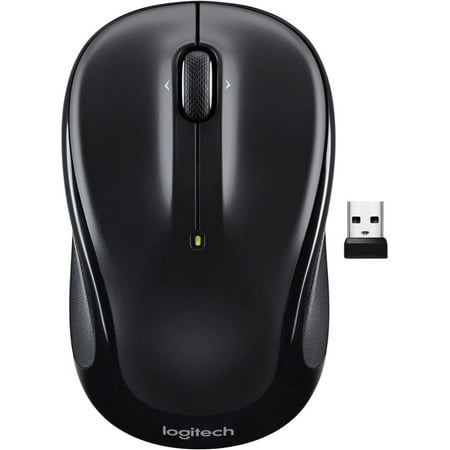 Logitech - M325s Wireless Optical Ambidextrous Mouse - Black