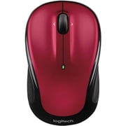 Logitech M325S Wireless Mouse, Red, Red