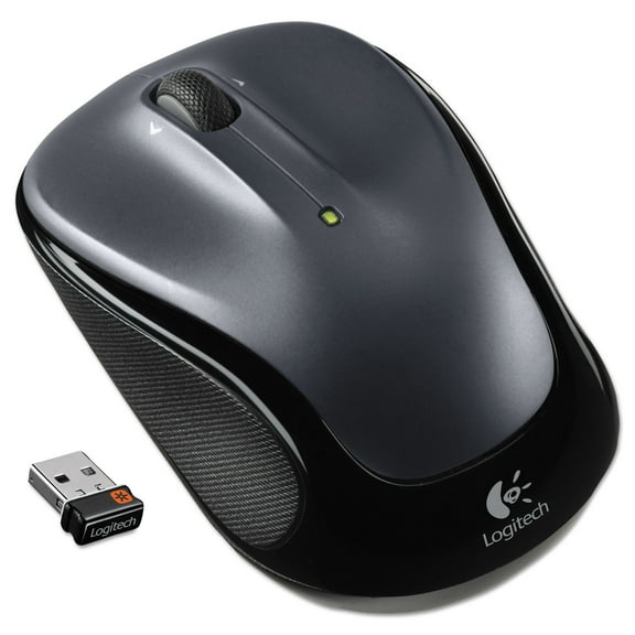Logitech M325 - Mouse - right and left-handed - optical - wireless - 2.4 GHz - USB wireless receiver - black