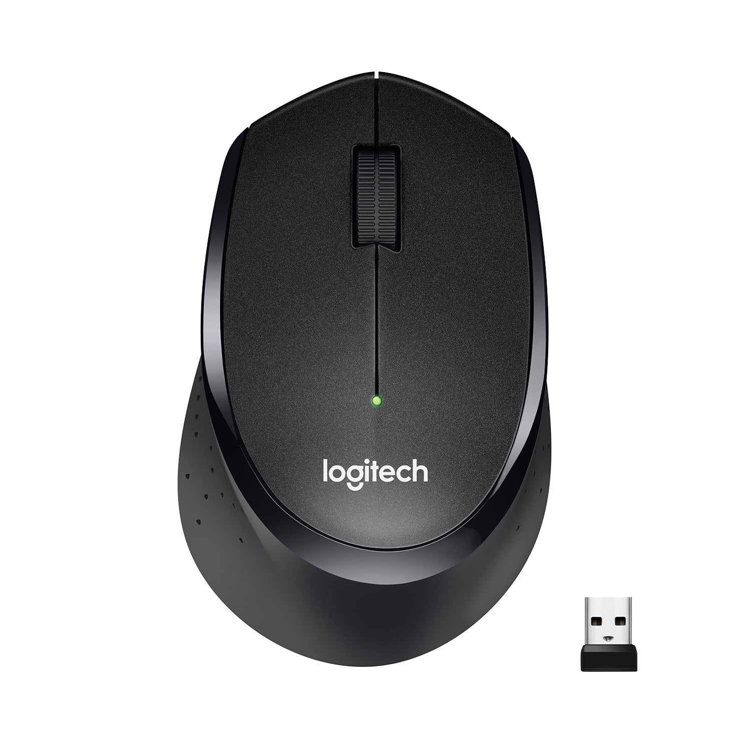 Logitech M330 SILENT PLUS Wireless Optical Mouse with USB Nano Receiver  Black 910-004905 - Best Buy