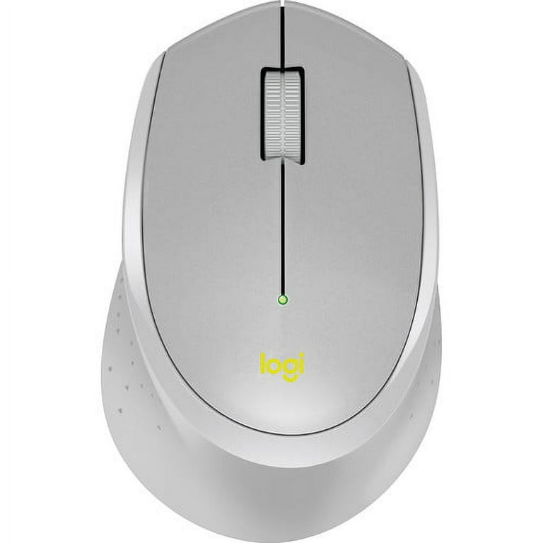 Logitech M330 Silent Plus Wireless Mouse (Gray/Yellow) 