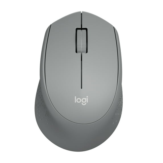 Logitech M330 SILENT PLUS Wireless Mouse, 2.4GHz with USB Receiver, Optical Tracking, Quiet & Lightweight, Long Battery Life, for PC, Mac, Laptop, Chromebook, Gray