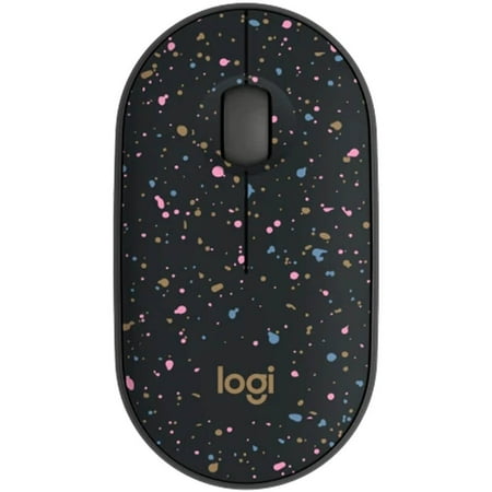 Logitech - M340 Limited Edition Wireless Ambidextrous Mouse with Silent Clicks - Speckles