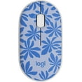 thumbnail image 1 of Logitech M340 Wireless Mouse with Limited Edition Prints, USB Receiver and Silent Clicks, Portable Wireless Mouse for Laptop, PC, Windows, Chrome, Surface – Blue Floral, 1 of 5
