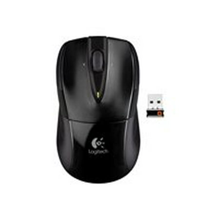 Logitech - M525 Wireless Optical Ambidextrous Mouse - Black