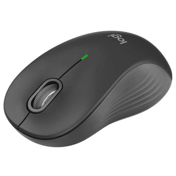 Logitech M550 L Full Size Bluetooth Optical Ambidextrous Mouse with Silent Clicks - Graphite