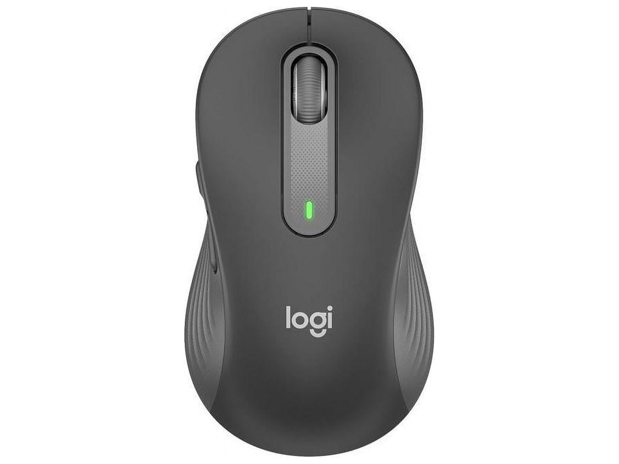 Souris Sans Fil Logitech Signature M650 L - Gauche - Pour Mains Larges,  Silencieuse, Bluetooth, Boutons Programmables - Graphite - Cdiscount  Informatique