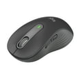 thumbnail image 1 of Logitech Signature M650 L Full Size Wireless Mouse - For Large Sized Hands, 2-Year Battery, Silent Clicks, Customizable Side Buttons, Bluetooth, Graphite, 1 of 12