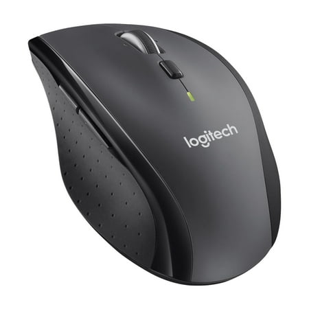 Logitech - M705 Marathon Wireless Optical Mouse with 5 Programmable Buttons - Black