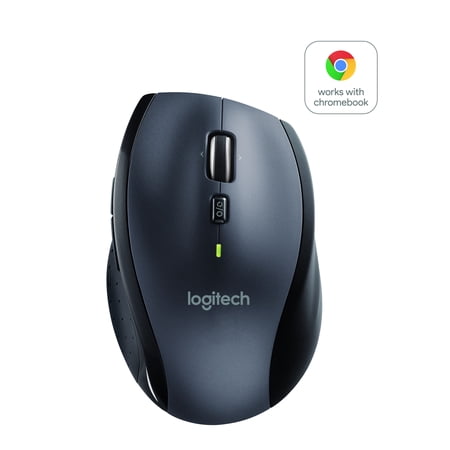 Logitech - M705 Marathon Wireless Optical Mouse with 5 Programmable Buttons - Black