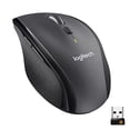 thumbnail image 1 of Logitech M705 Marathon Wireless Mouse, 2.4 GHz USB Unifying Receiver, 1000 DPI, 5-Programmable Buttons, 3-Year Battery, Compatible with PC, Mac, Laptop, Chromebook - Black, 1 of 5