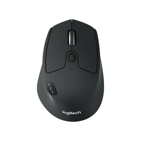 Logitech M720 Triathlon Multi-Device Wireless Mouse, Bluetooth, USB Unifying Receiver, 1000 DPI, 6 Programmable Buttons, 2-Year Battery, Compatible with Laptop, PC, Mac, iPadOS