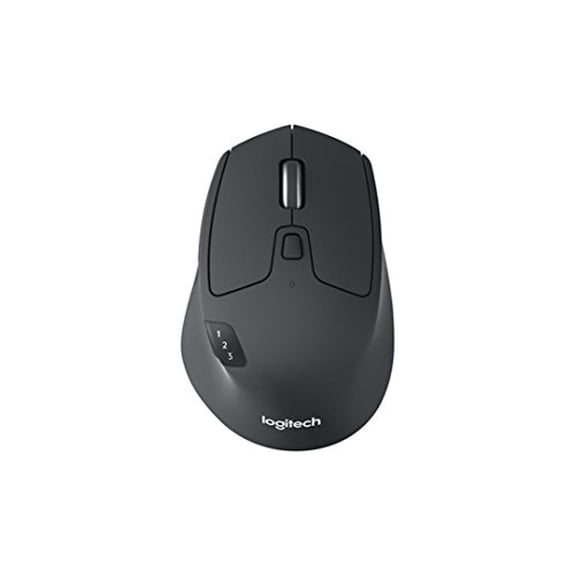 Logitech M720 Triathlon Multi-Device Wireless Mouse, Bluetooth, USB Unifying Receiver, 1000 DPI, 6 Programmable Buttons, 2-Year Battery, Compatible with Laptop, PC, Mac, iPadOS
