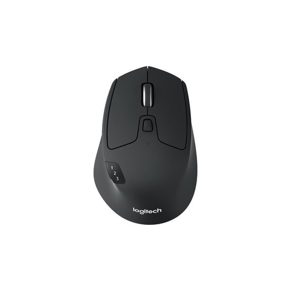 Logitech M720 Triathlon Multi-Device Wireless Mouse, Bluetooth, USB Unifying Receiver, 1000 DPI, 6 Programmable Buttons, 2-Year Battery, Compatible with Laptop, PC, Mac, iPadOS
