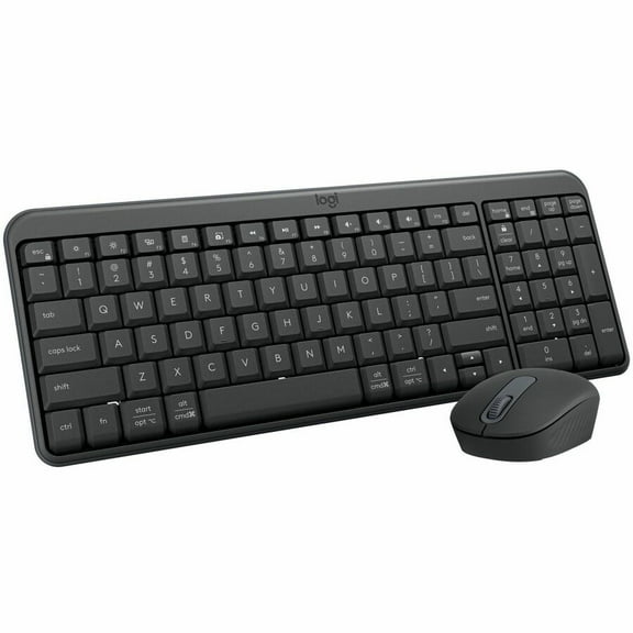 Open Box Logitech MK250 Bluetooth Wireless Mouse and Keyboard Combo: Fast & Easy Connectivity, Compact Wireless Keyboard, Ambidextrous Mouse (Graphite)