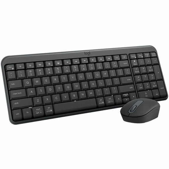Logitech MK250 Bluetooth Wireless Mouse and Keyboard Combo: Fast & Easy Connectivity, Compact Wireless Keyboard, Ambidextrous Mouse (Graphite)